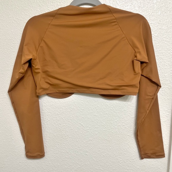 Skims Long sleeve Swim Top with Underwire Size XL - Picture 4 of 9